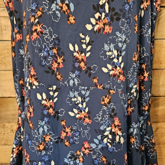 C & E women's floral sleeveless boho style dress size medium - Picture 5 of 11